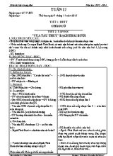 Giáo án điện tử Lớp 4 - Tuần 12 - Năm học 2015-2016 - Lò Văn Hóa